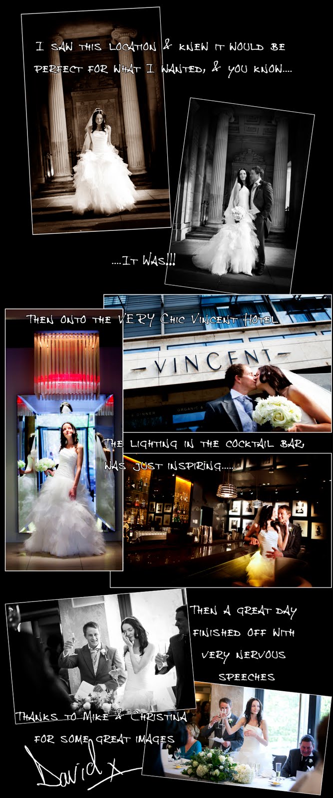 Michael & Christina’s Wedding at the chic Vincent Hotel, Southport